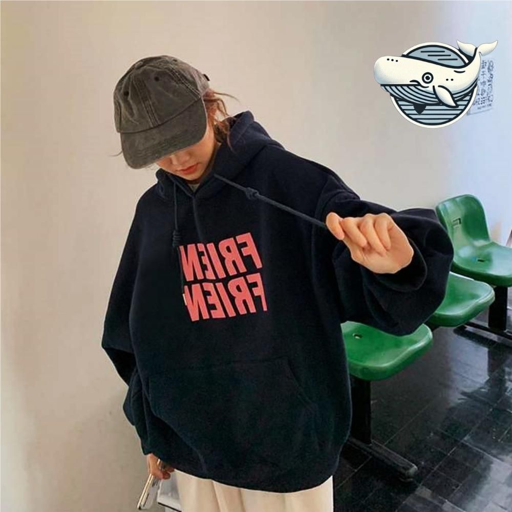 편안한 드롭숄더 후드티 여성 기모 기본 데일리