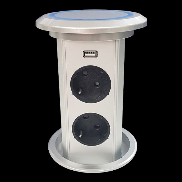 가구형 매입콘센트(O) BIP-100W 실버