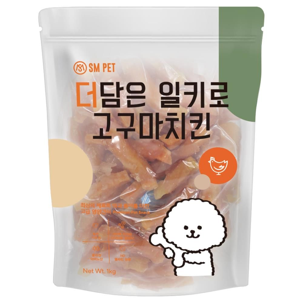 단백질 다이어트 대형견 영양 반려견 고구마치킨 1kg