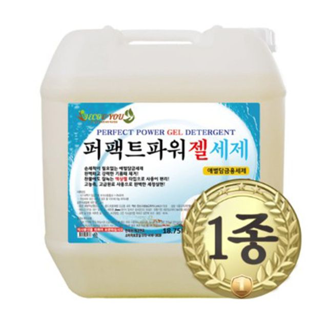 초음파활성제 퍼펙트 파워젤세제 18.75L 기름때제거