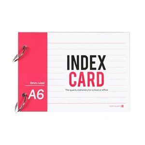아이티알,NE 정보카드 (A6) X3개 8mm 유선 인덱스 암기카드 단어장