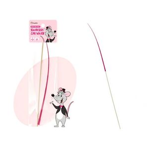아이티알,NE 캐티맨 도시쥐꼬리 스틱 낚시대(핑크) 실리콘 장난감