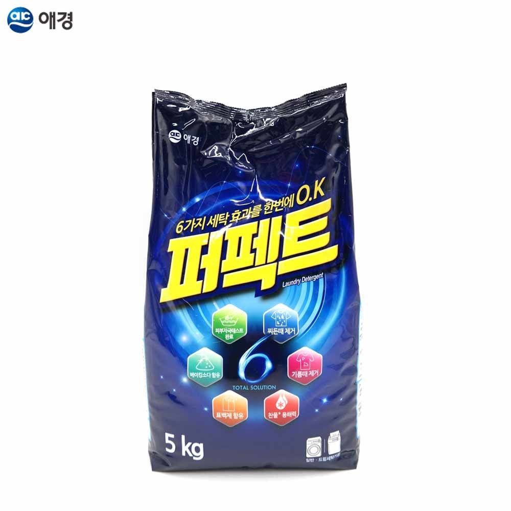 퍼펙트 토탈 솔루션 가루세제 5kg 리필 1EA 겸용