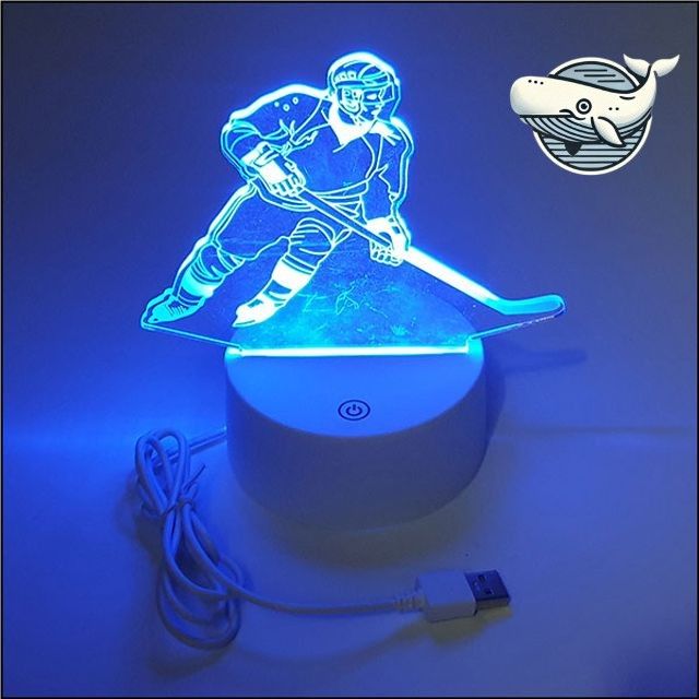 LED 아이스하키 조명 장식품 야간 인테리어