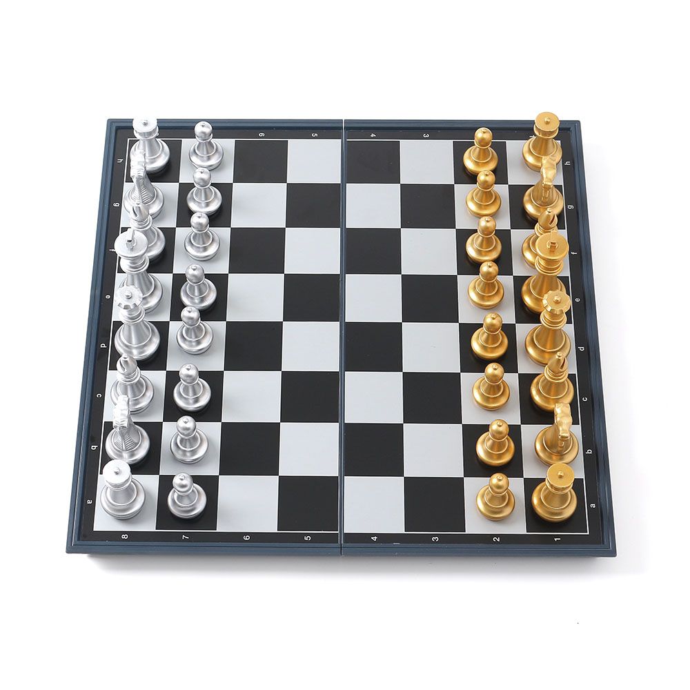 앤티크 접이식 자석 체스(36x36cm) 체스판 보드게임