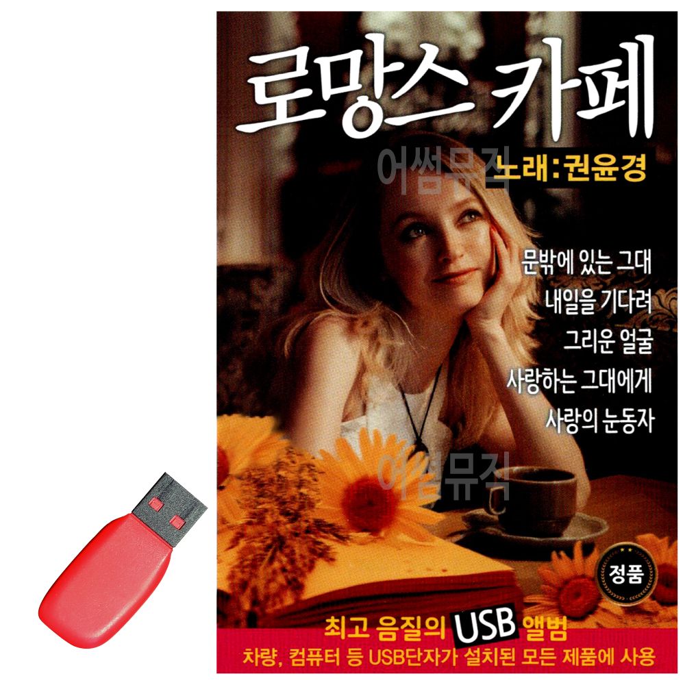 USB 노래칩 로망스 카페 권윤경