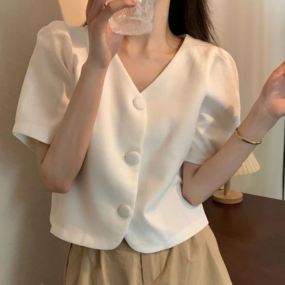 자켓 모임 여성 오피스 멜란지 셔츠 오피스룩