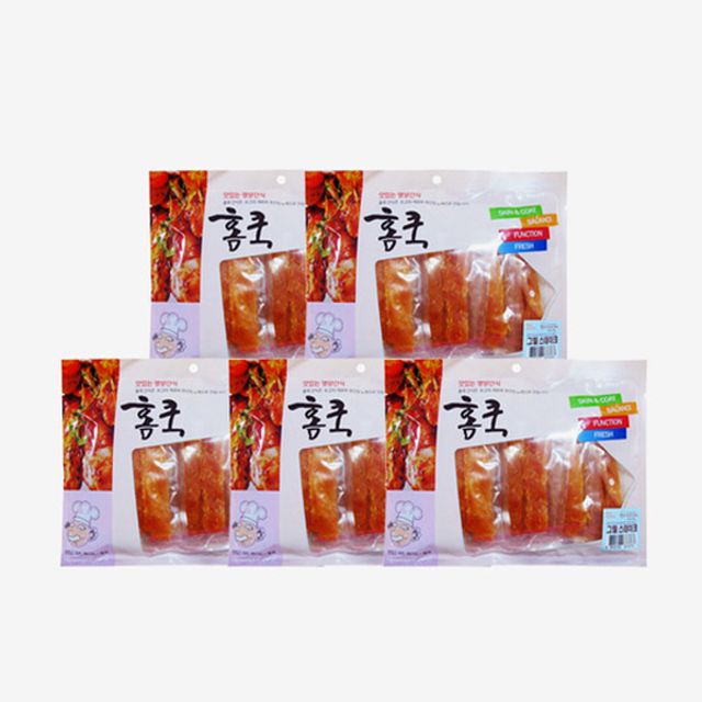강아지간식 댕댕이간식 그릴스테이크 400g X 5EA