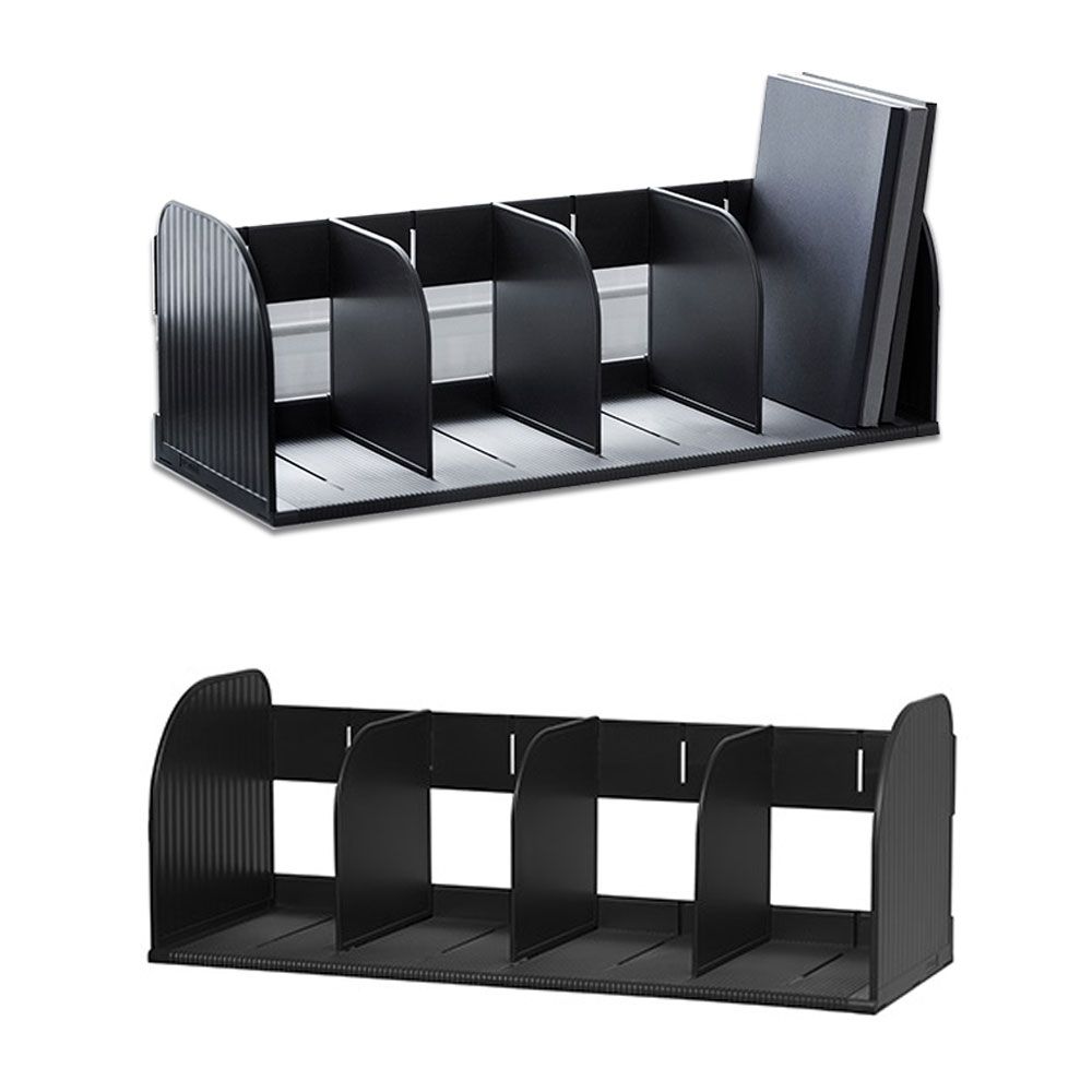 4칸 칸조절 책상 책꽂이 북앤드 55x20.5cm 1개 DG
