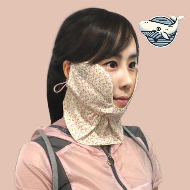 여성 스포츠 자외선차단 볼커버 마스크 골프용