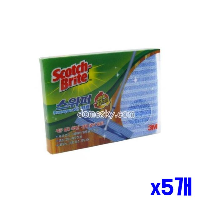 청소포 x5개 교체용 37cm 찌든 얼룩용 초극세사 극세