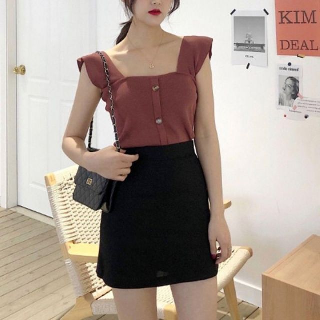 기본티 바캉스 무지 정장 아페로 스퀘어낵 캐미
