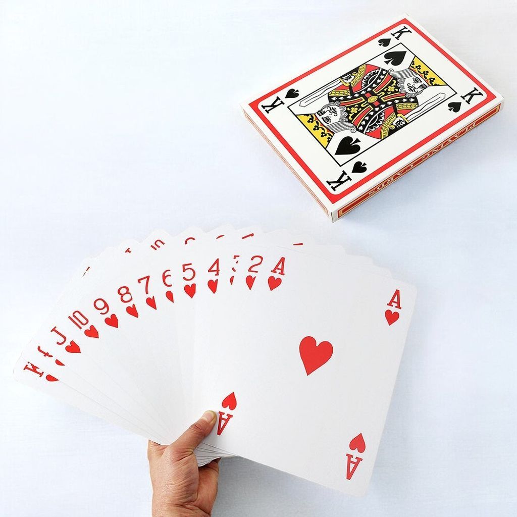 PrimeBulk 대형 점보 트럼프 카드(20.2x27.7cm)