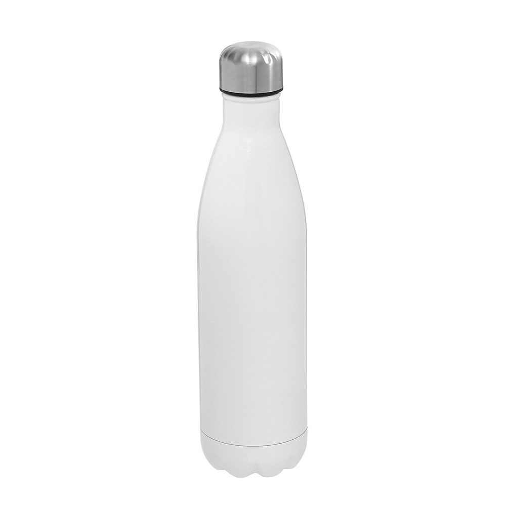 유광 진공 보온병 750ml 화이트