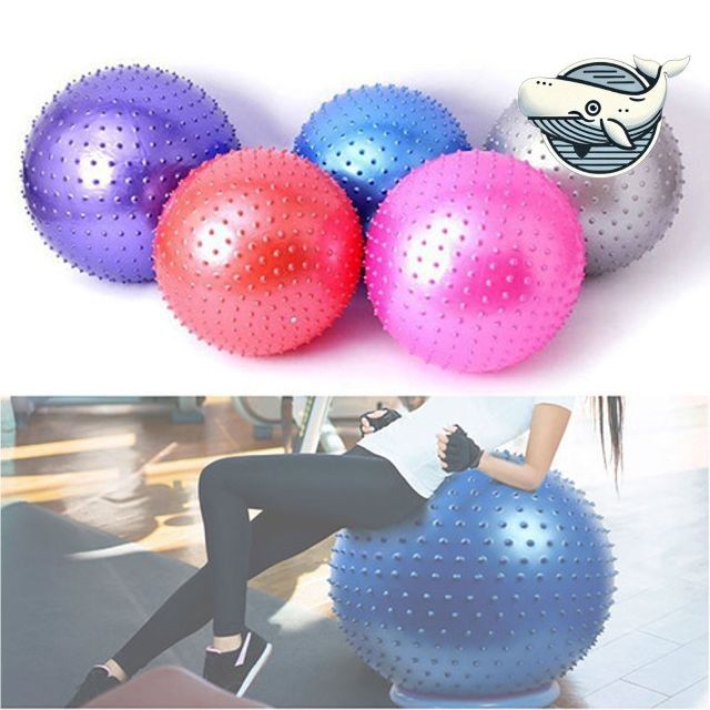 마사지 핏볼 지압돌기 밸런스 운동 용품 펌프
