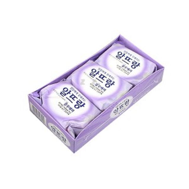 알뜨랑 블루베리 비누 140g X 3입 세안비누 세수 목욕