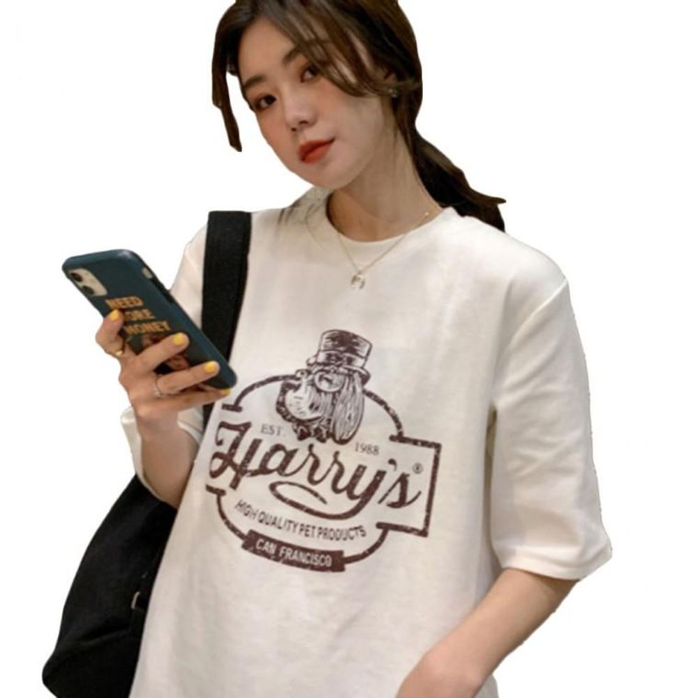 티셔츠 신상 여름티 여자 여름 오버핏 반팔티 캐주얼