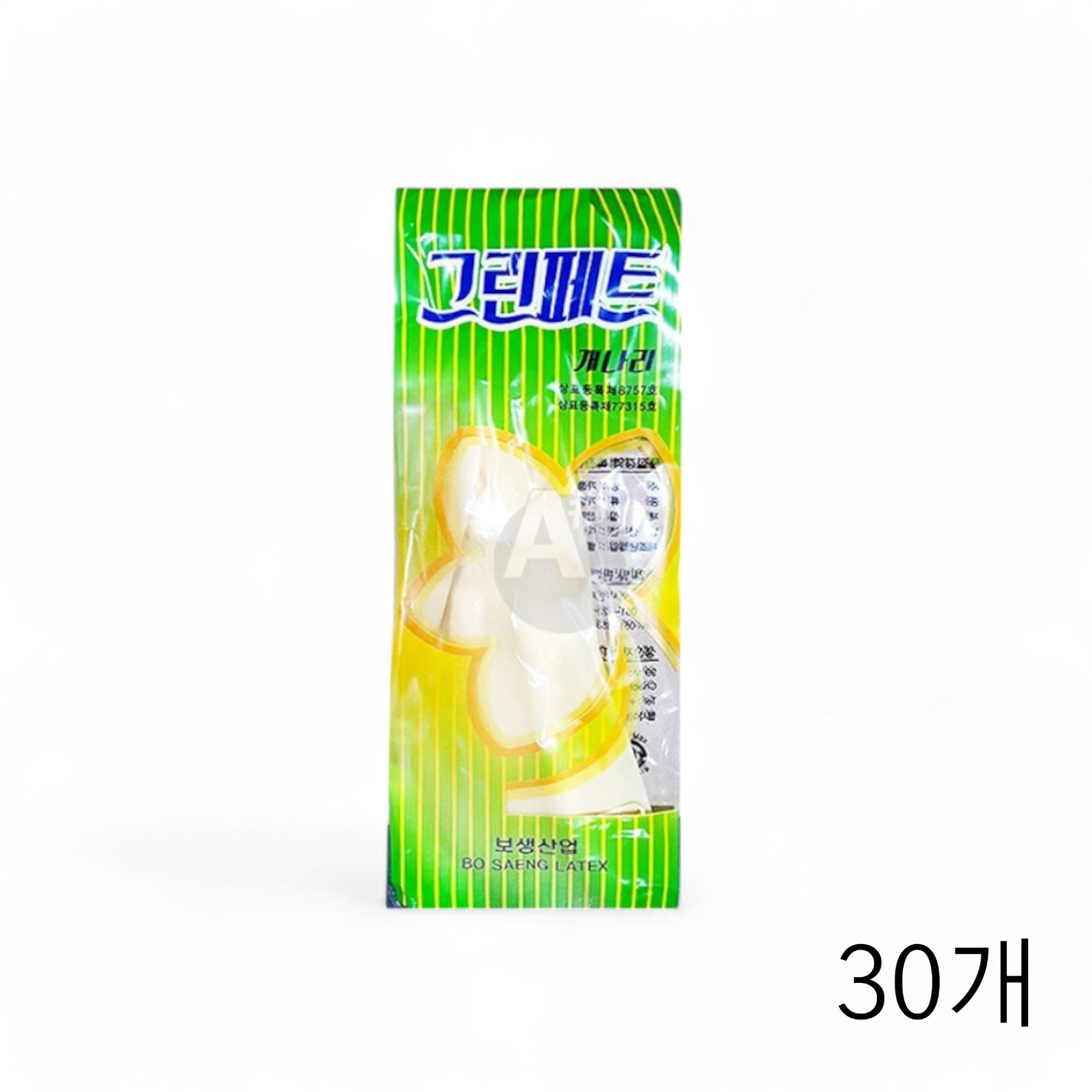 개나리 고무장갑 그린페트 S 10입 X 30개 설거지장갑
