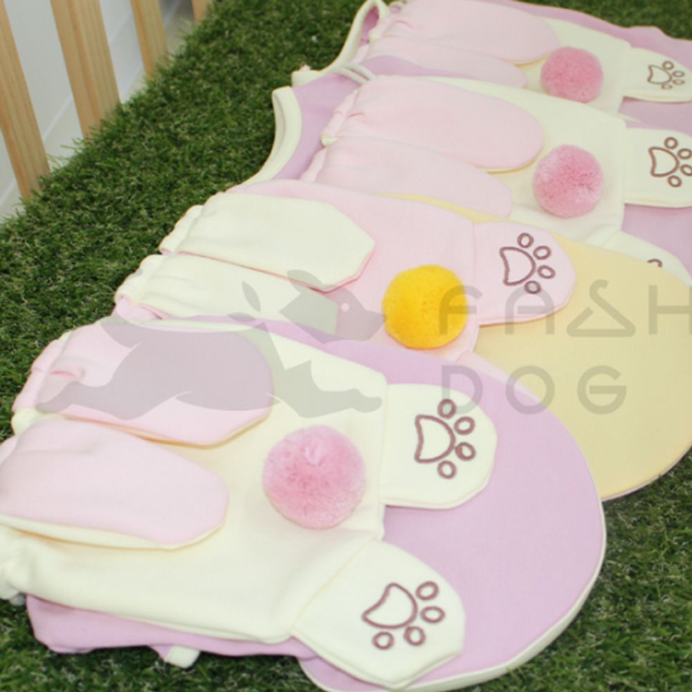 강아지 스판 래빗백팩 티셔츠 1P 애견 봄가을 외출복