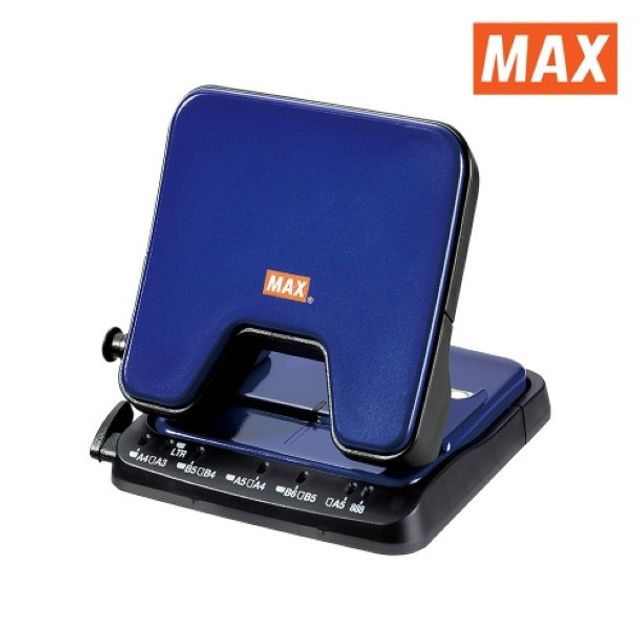 MAX 맥스 2공 펀치 DP-35T 80mm 네이비블루 펀칭기