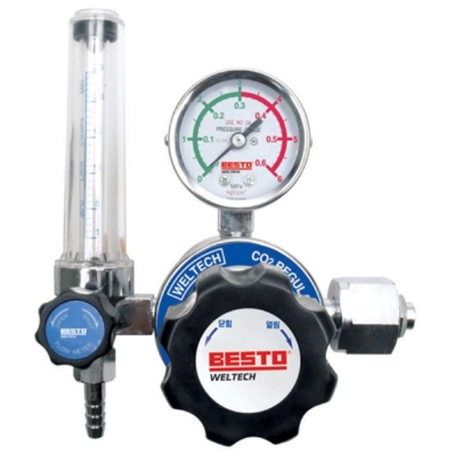 CO2조정기 110V/22φ/단나사/6kgf/㎠ WS-111