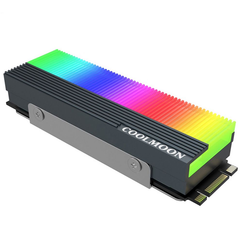 ARGB SSD방열 M.2 NVMe 히트씽크 컴퓨터 PC LED튜닝