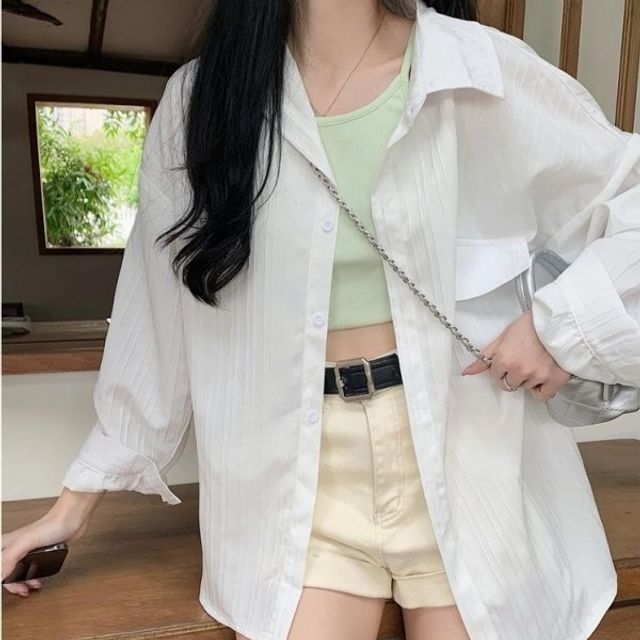 아이스 여름 남방 기본 여자 데이 여성 아이스 줄지