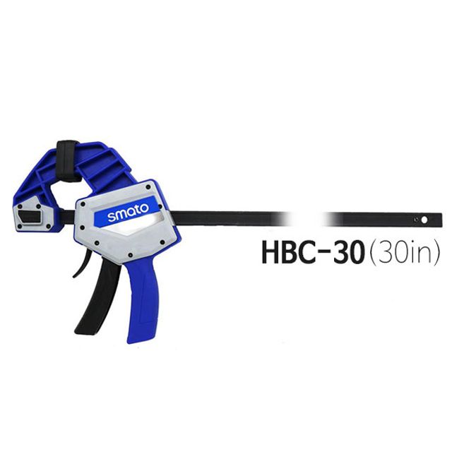 목공용 퀵그립 클램프 HBC30 사용30in 압착력1700N