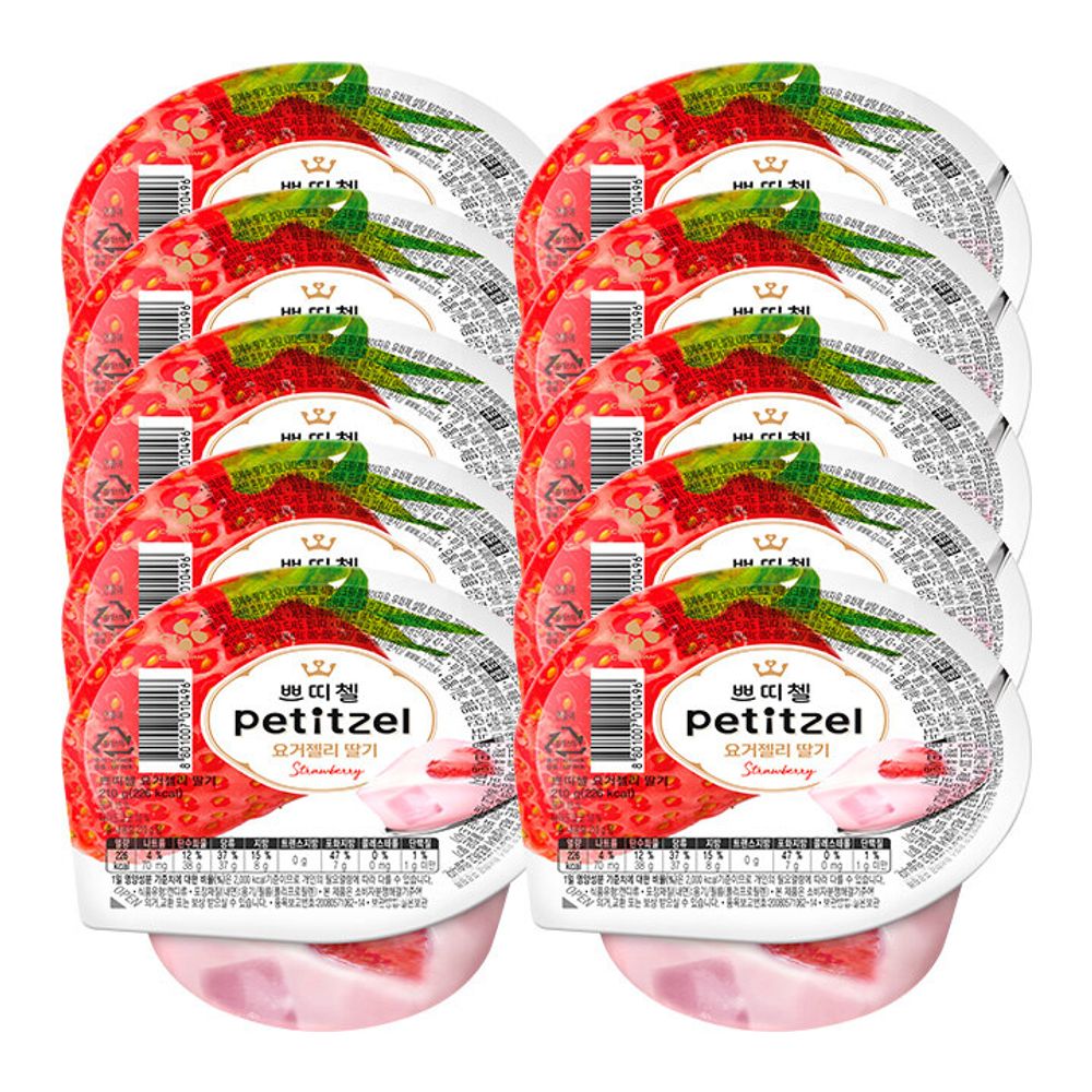 쁘띠첼 요거젤리 딸기 210g x 20개 요거