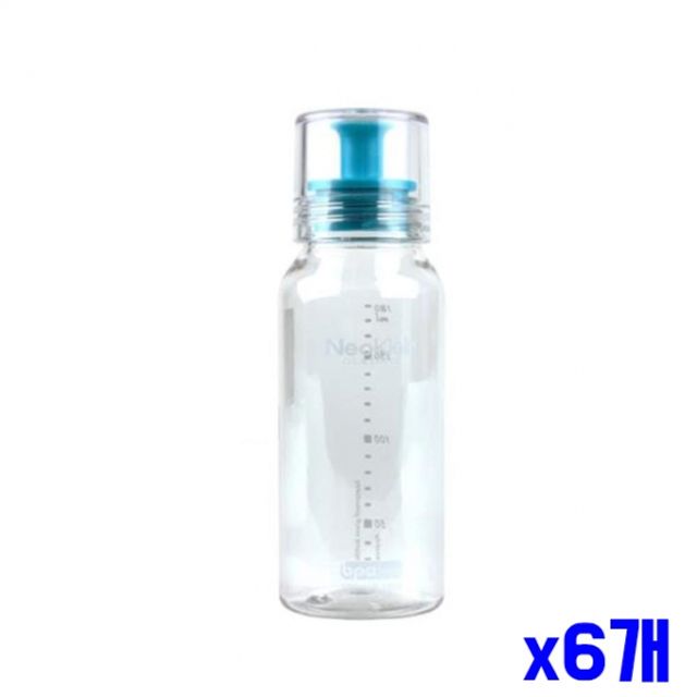 투명 눈금 오일병 200ml x6개 오일통 소스보관통