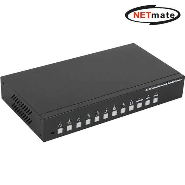 넷메이트 NM-HM41 멀티뷰어 HDMI 4 1 Seamless 선택기