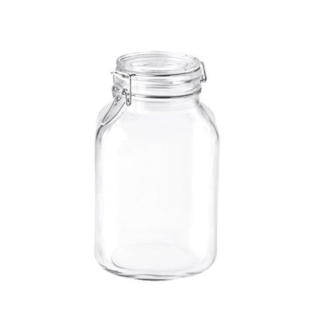 보르미올리 유리병 압축 밀폐용기 과일청병 2000ml