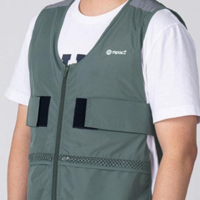 아이스 여름 쿨링 얼음 쿨 작업용 조끼 베스트 차콜