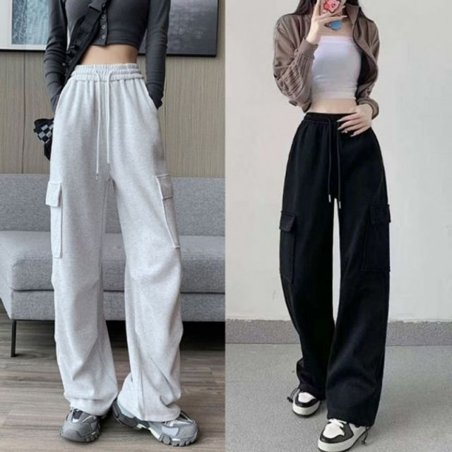 2023 데일리 밴딩 카고 여자 바지 여성 와