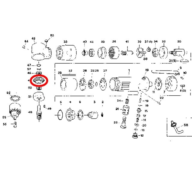SP-1510AH SP VESSEL부품기어 1EA SP-1510AH (44)