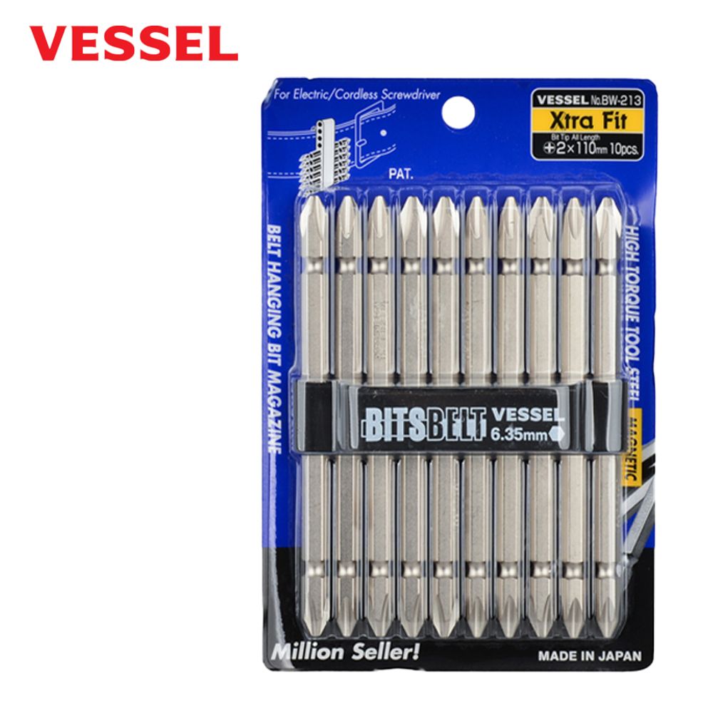십자비트 전기드릴 충전드릴 드라이버비트 110mm 10P