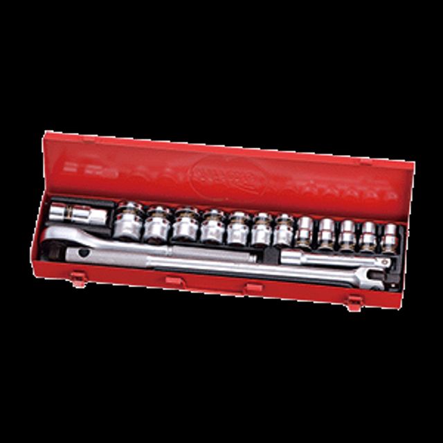 MITOOL 소켓렌치세트(6PT) 0181406 1/2DRx17pcs(mm