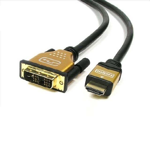 HDMI DVI 케이블 고급형 Gold Metal 5M HDMI v1.3 지