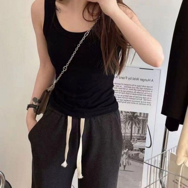 패션 여름 여성 기본 외출 데이 나들이 여행 나시 민