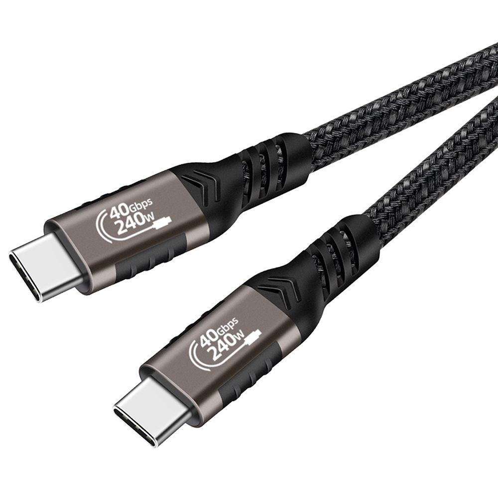 USB4.0 썬더볼트 C타입 지원 1 케이블 고속충전 1.5M