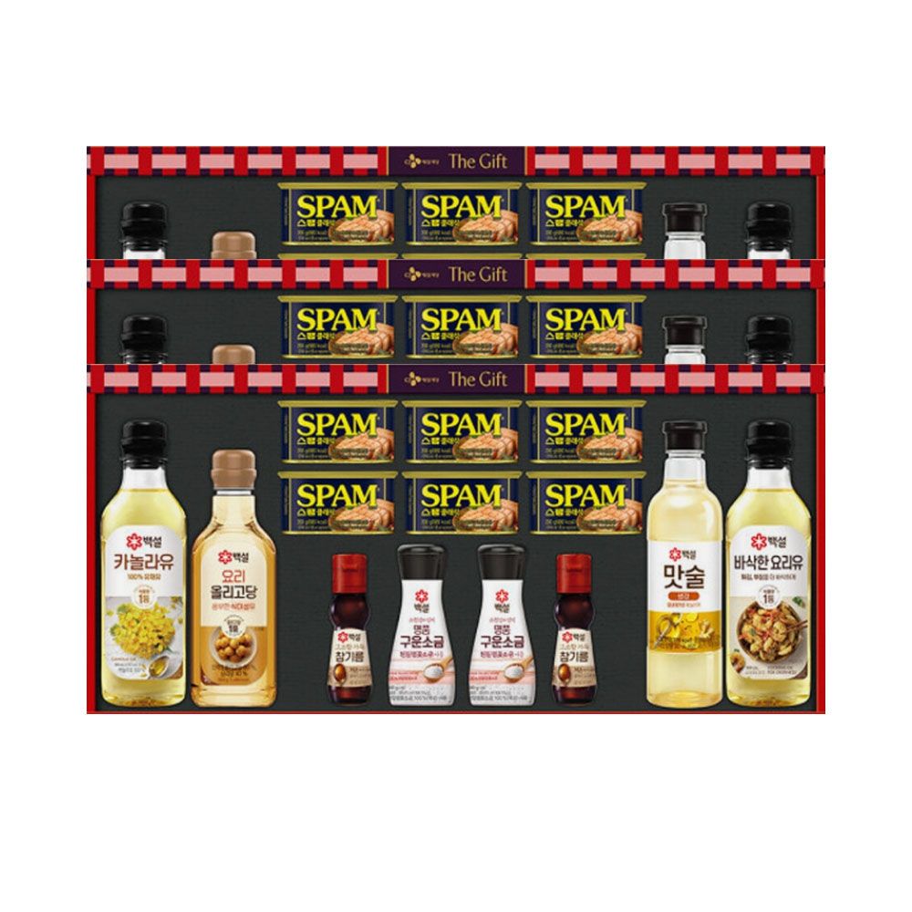 CJ 스팸 특별한선택 G호 선물세트 3개입