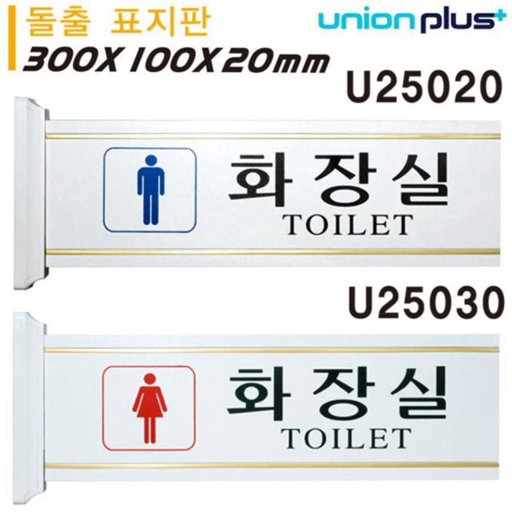 돌출형 남자화장실 여자화장실 대 300x100x20mm