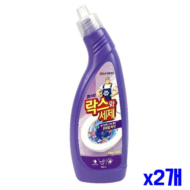 락스와 후로랄파인 x2개 세제 욕실세정제 찌든때청소
