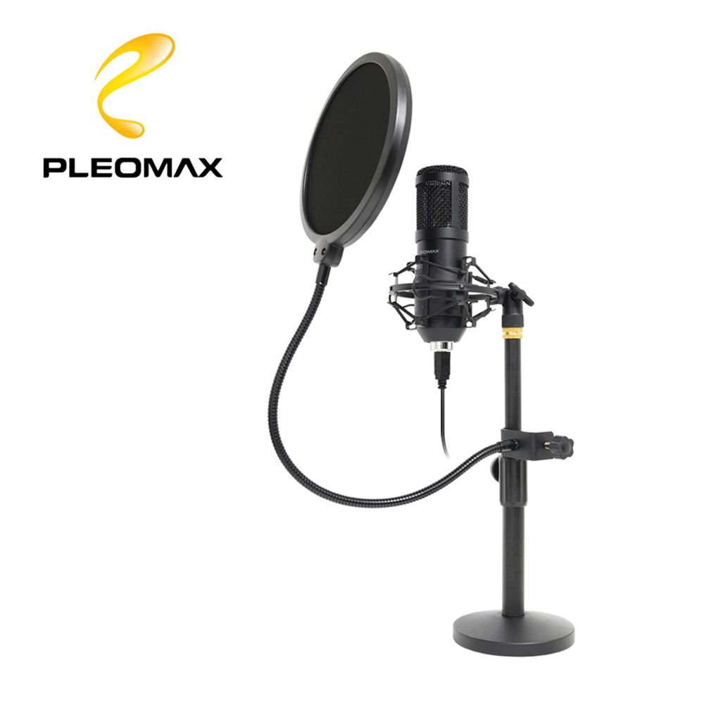 플레오맥스 PLM-Q70 USB 스탠드형 콘덴서 마이크