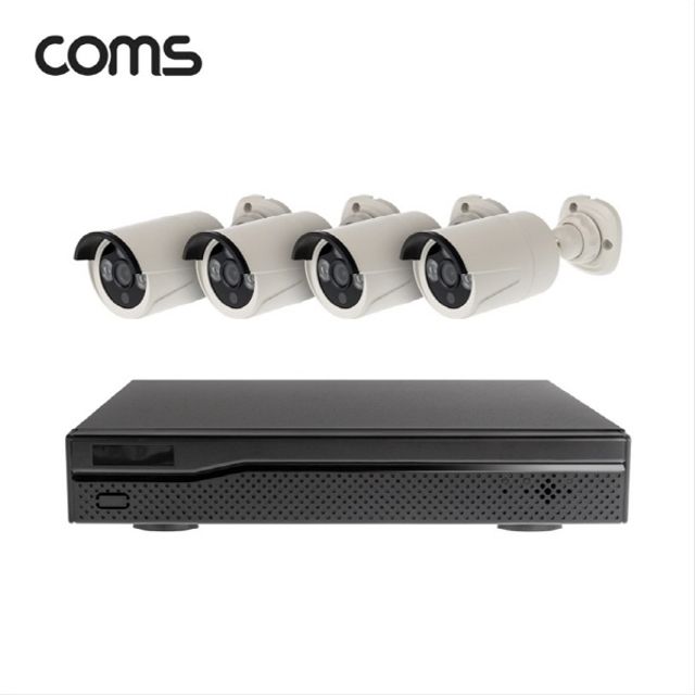 4채널 NVR CCTV IP 카메라 녹화기 PoE 기능 카메라