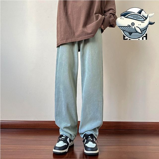 데일리 연청 일자핏 남성 청바지 베이직