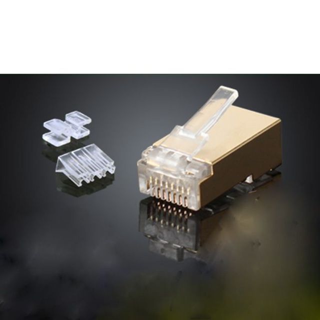 랜 플러그 CAT7 6A RJ45 8P8C 랜 커넥터 랜포트 100개