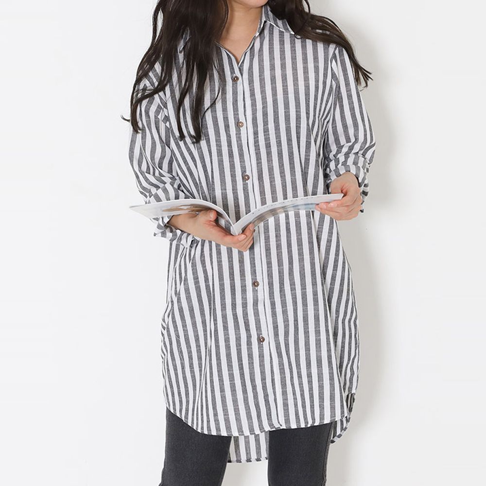 데님 레깅스 코디 와이드핏 여성 여름 셔츠 몸매커버