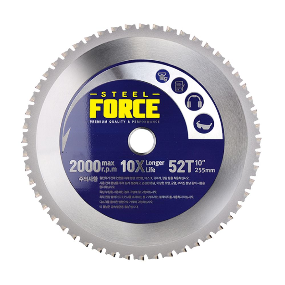 STEELFORCE 원형톱 날(금속용)_TH-SC255SB(10) 255X2