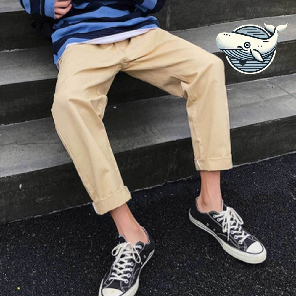 편안한 남자 면바지 밴딩 팬츠 캐주얼 데일리